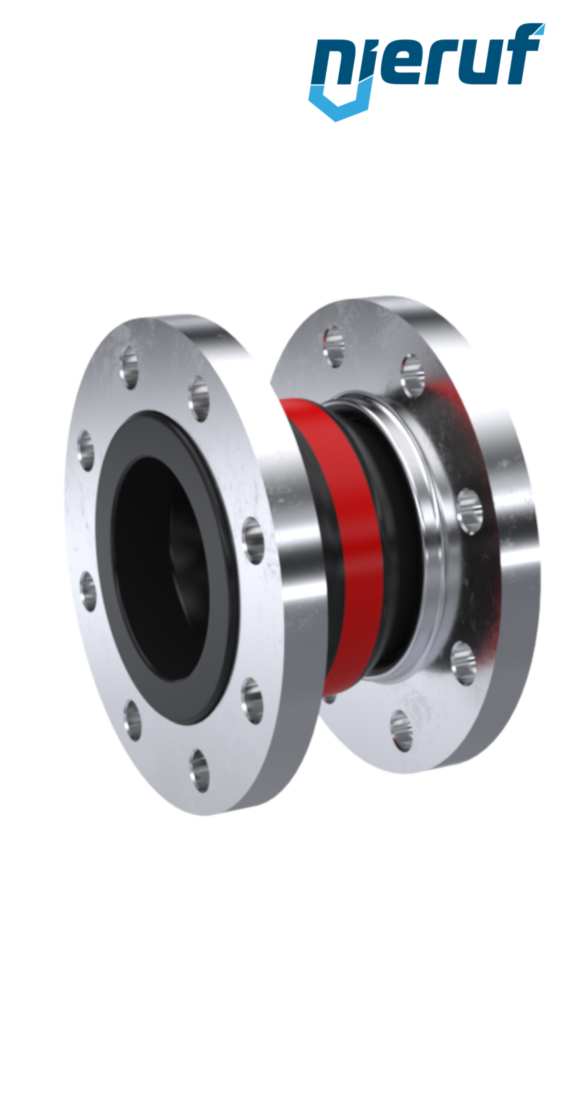 Compensatore DN100 tipo KP04 flange acciaio, manicotto EPDM