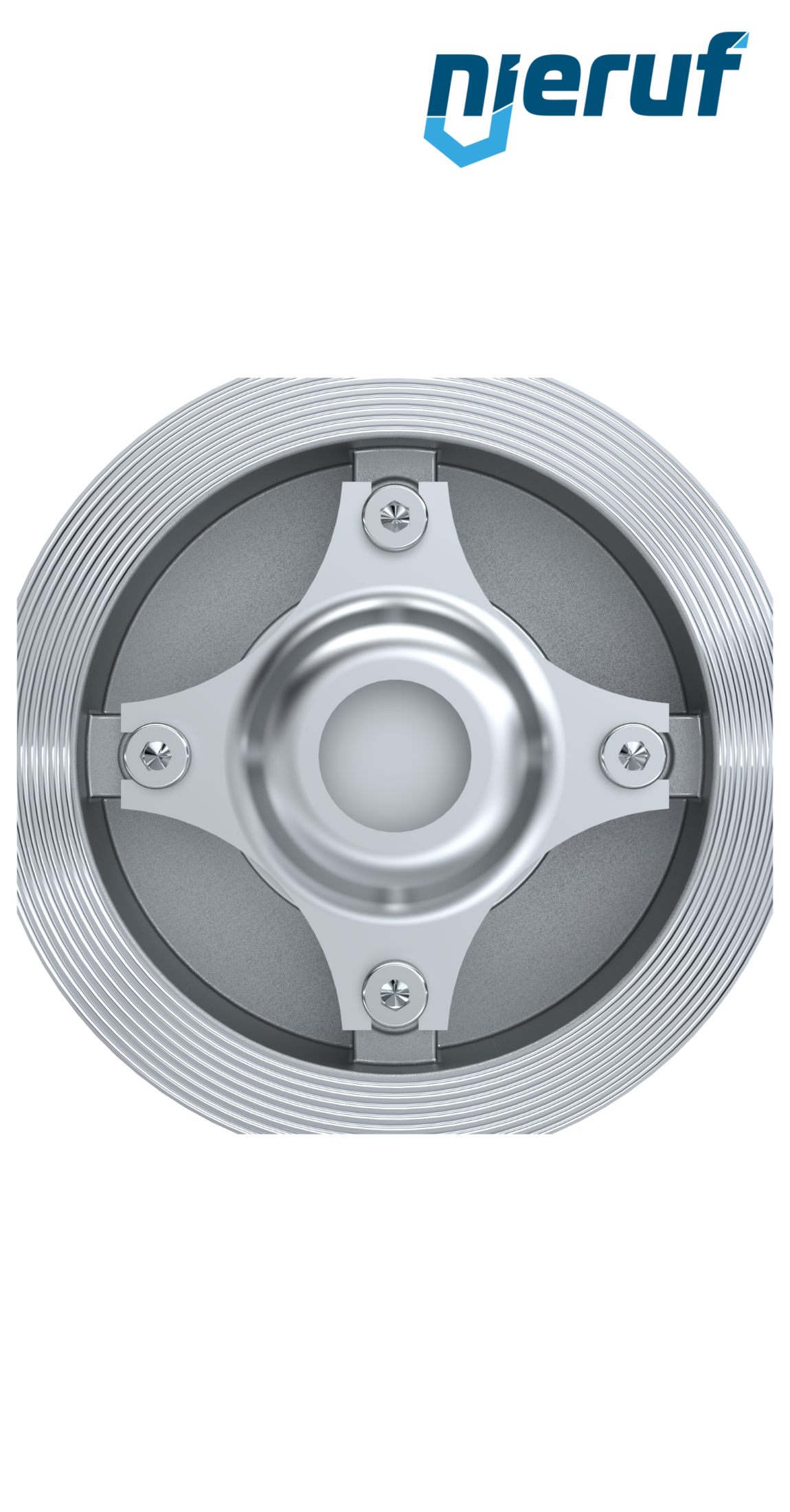 valvola di ritegno DN 50 acciaio inossidabile 1.4408 metallo PN 6/10/16/25/40 DIN EN 1092-1 Forma B