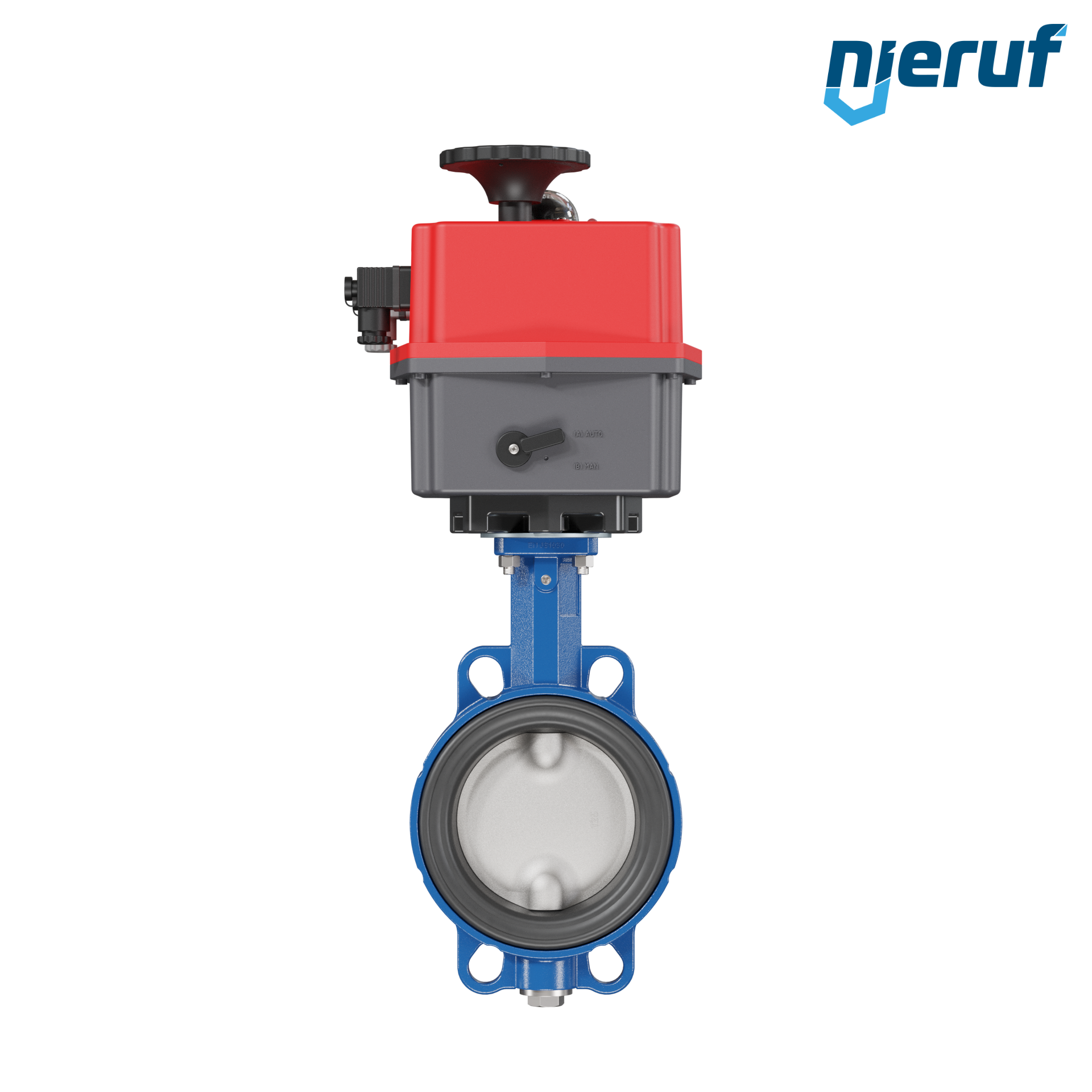 valvola a farfalla DN 125 tipo wafer attuatore elettronico 24-240V FPM