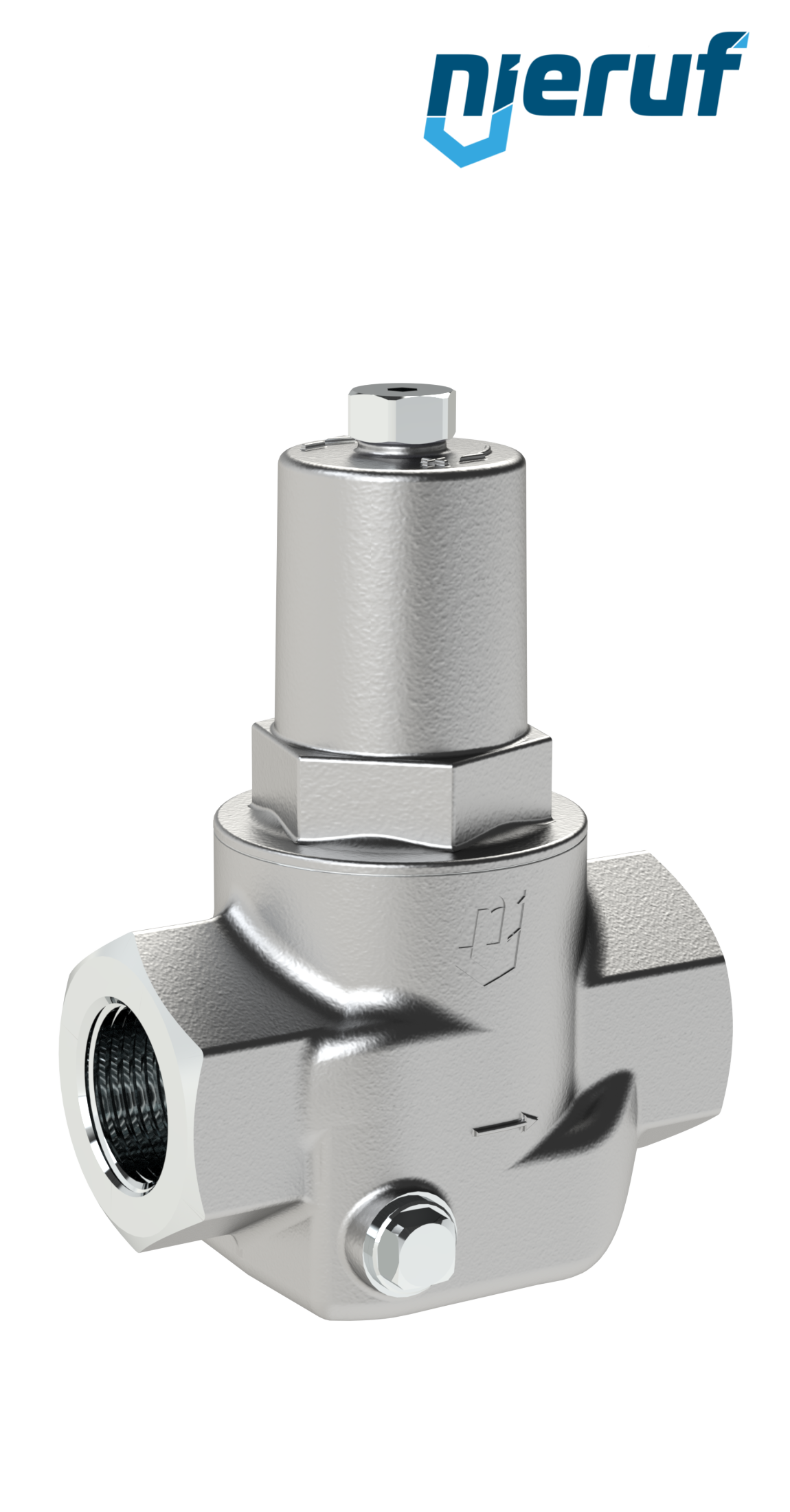 riduttori di pressione 1/2" pollici NPT DM21 acciaio inossidabile PTFE / EPDM / FEPM 4.0 - 10.0 bar
