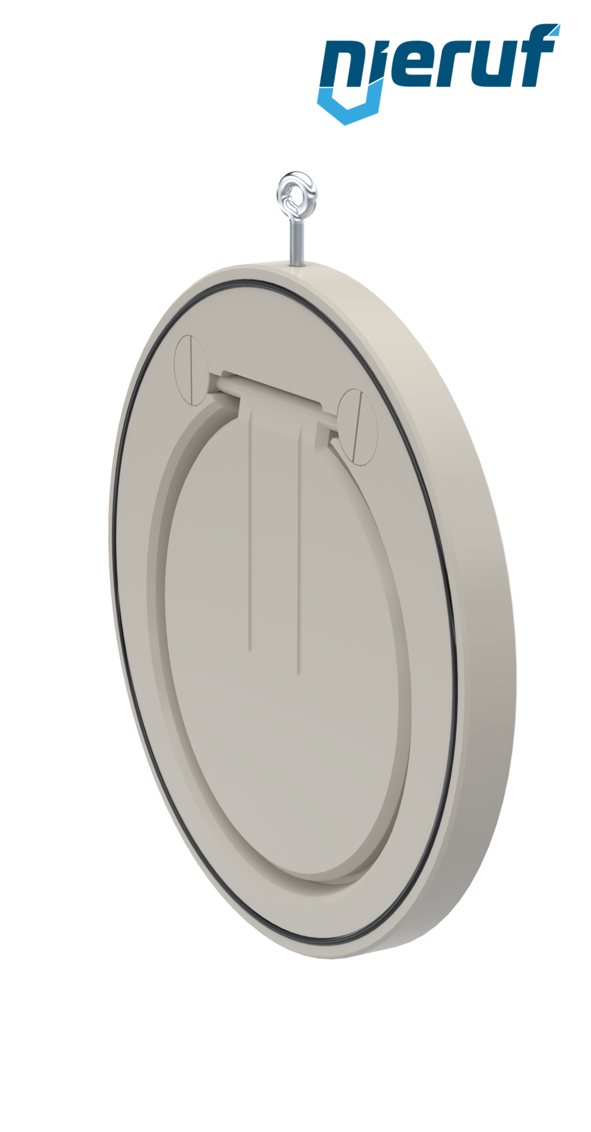 valvola di ritegno a clapet tipo wafer DN300 ZR06 plastica PP-H EPDM