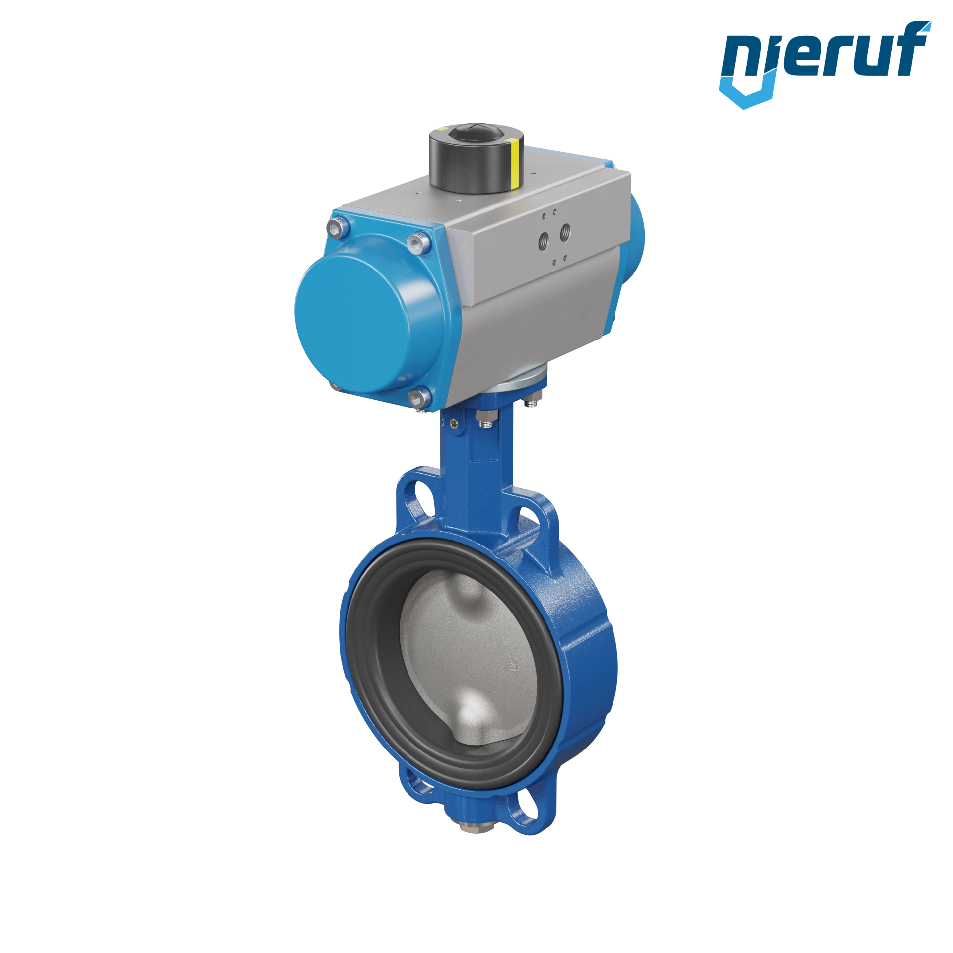valvola a farfalla DN 125 AK01 EPDM alta temperatura & FDA attuatore pneumatico a doppio effetto