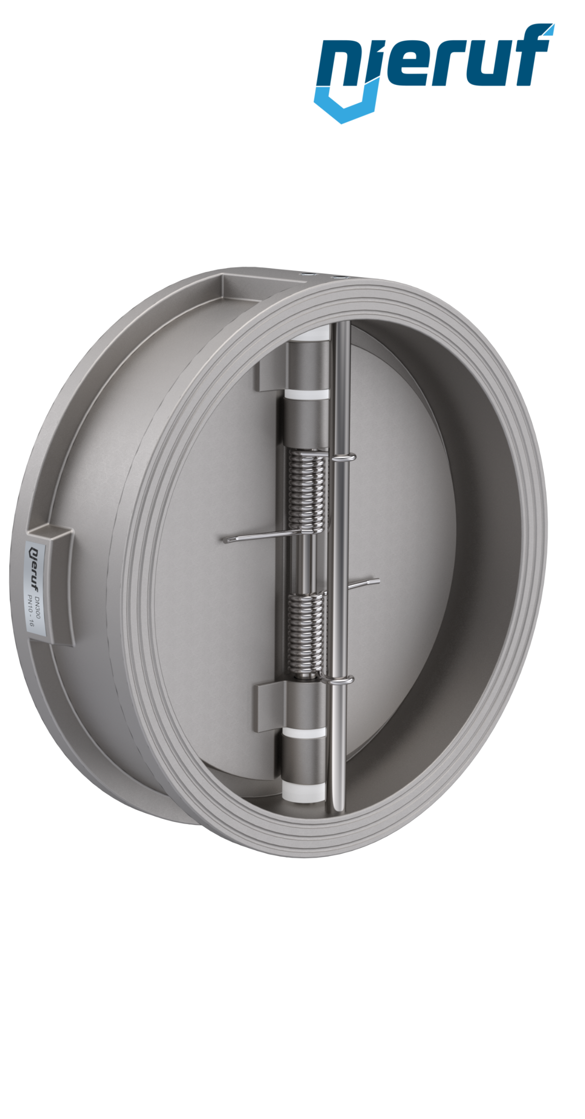 valvola di ritegno a doppio battente DN300 ANSI150 DR03 ANSI 150 acciaio inossidabile 1.4408 NBR