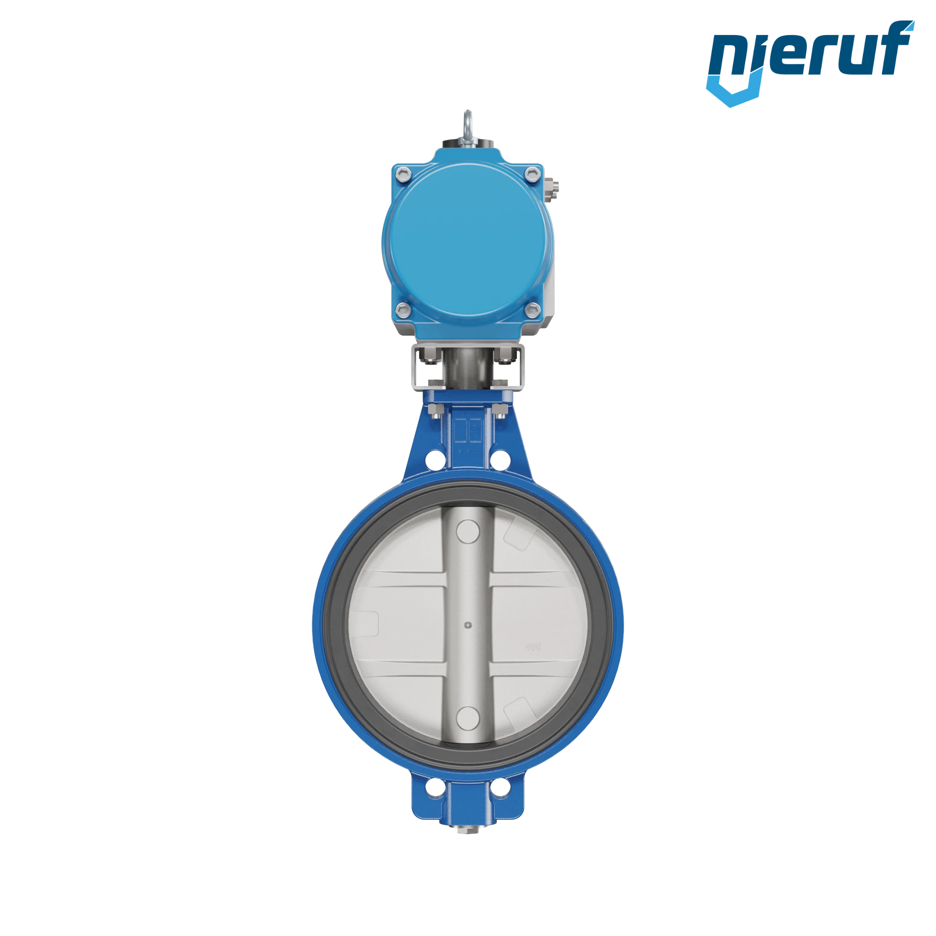 valvola a farfalla DN 400 AK01 NBR-70-nero DVGW gas attuatore pneumatico a doppio effetto