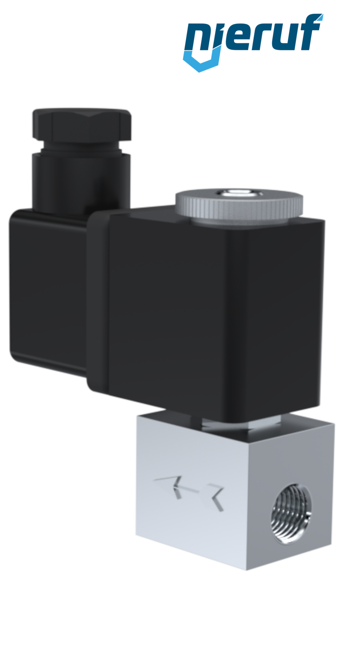 elettrovalvolaDN1,0 G 1/8" pollici acciaio inossidabile EV09 FKM 24V DC