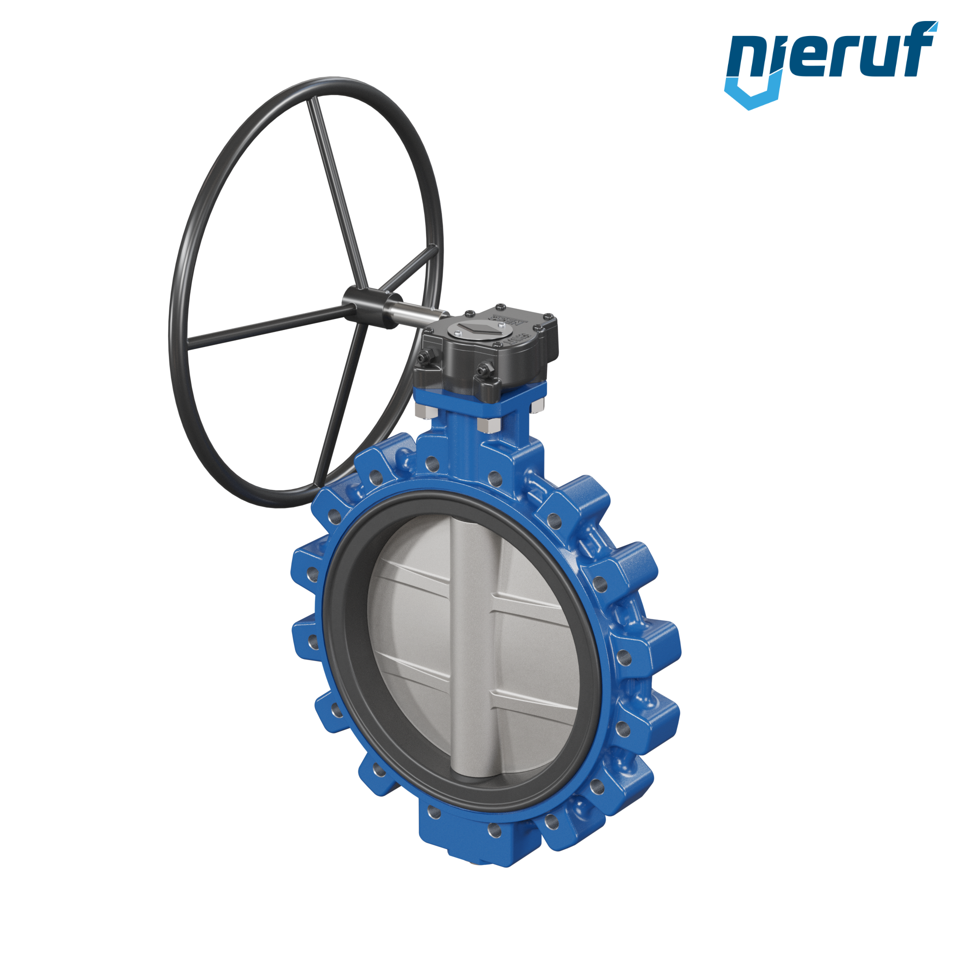 valvola a farfalla AK02 DN 400 PN10 conforme FDA volantino