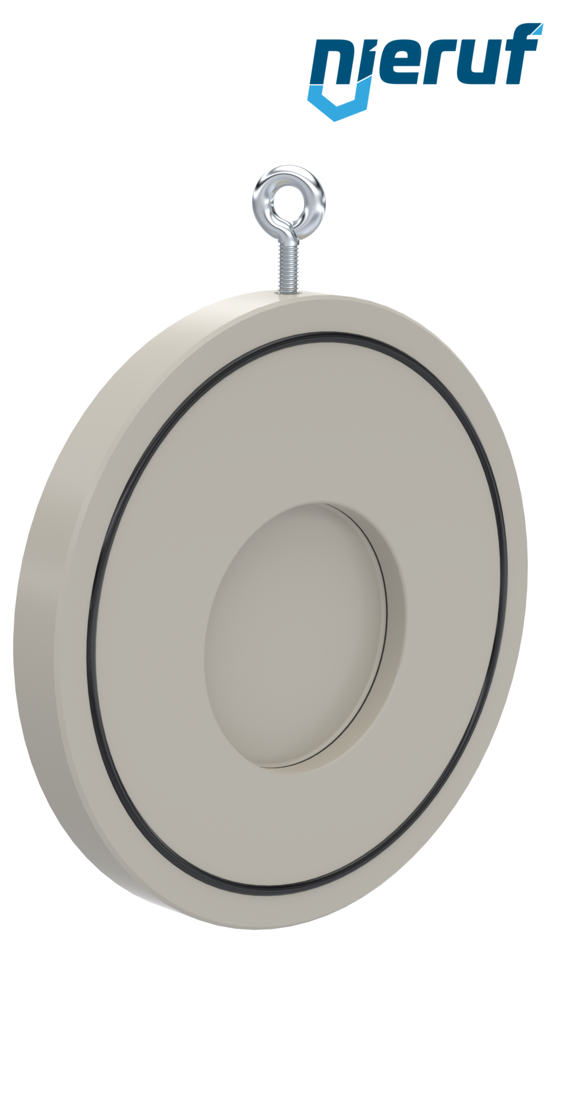 valvola di ritegno a clapet tipo wafer DN100 ZR06 plastica PP-H FKM (Viton)