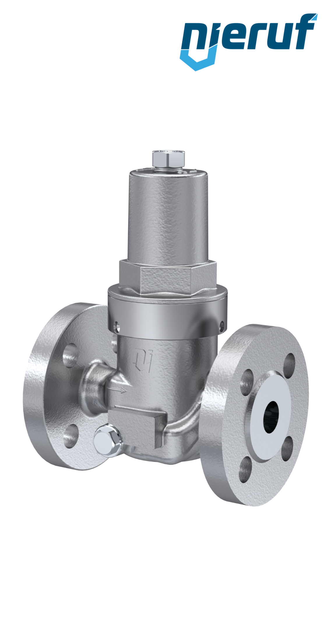 riduttore di pressione flangiato DN15 DM13 flangia ANSI 150 acciaio inossidabile FPM / FKM 0.2 - 2.0 bar
