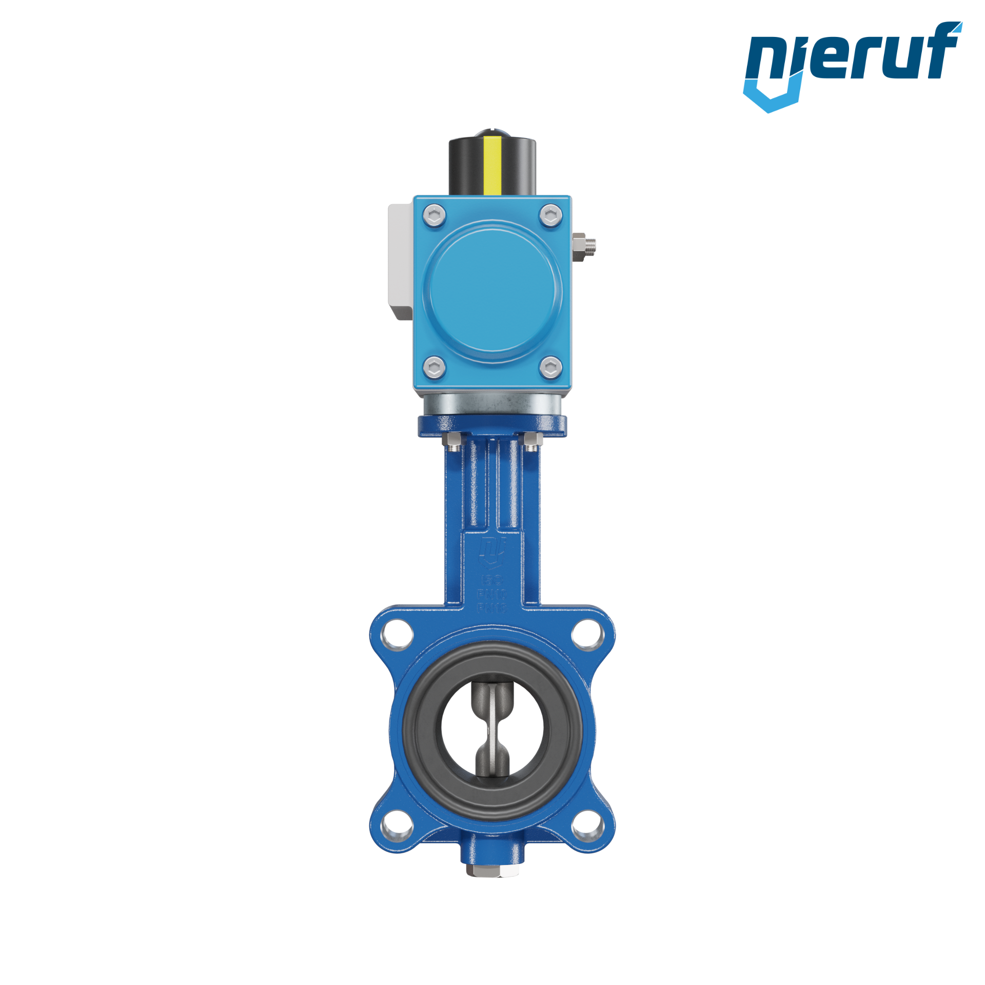 valvola a farfalla DN 50 AK02 EPDM alta temperatura & FDA attuatore pneumatico a semplice effetto apertura a molla