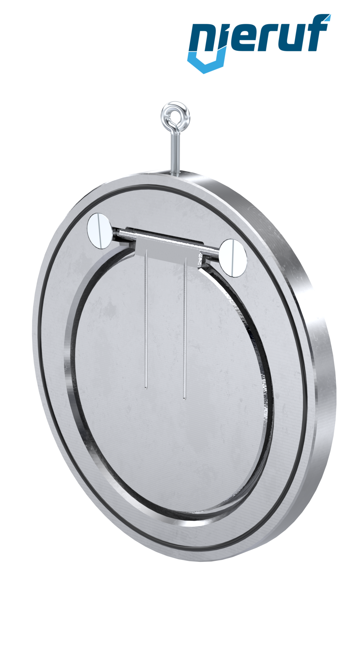 valvola di ritegno a clapet tipo wafer DN250 ZR01 acciaio 1.0460 / A 105 (zincato) NBR
