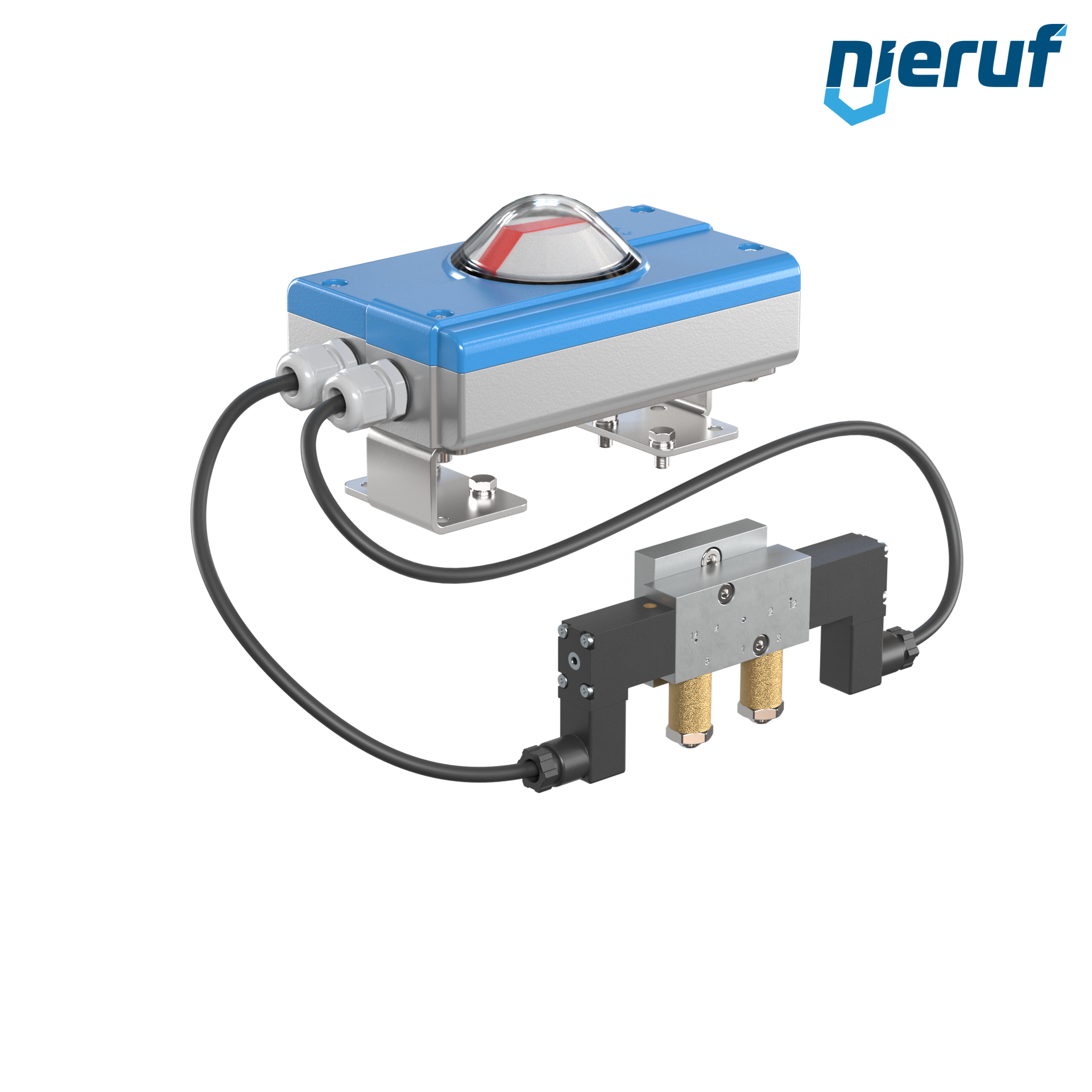 Regolatore di posizione PS01 per attuatori pneumatici a doppio effetto volume d'aria fino a 5 l Regolatore di posizione PS01 per attuatori pneumatici a doppio effetto volume d'aria fino a 5 l