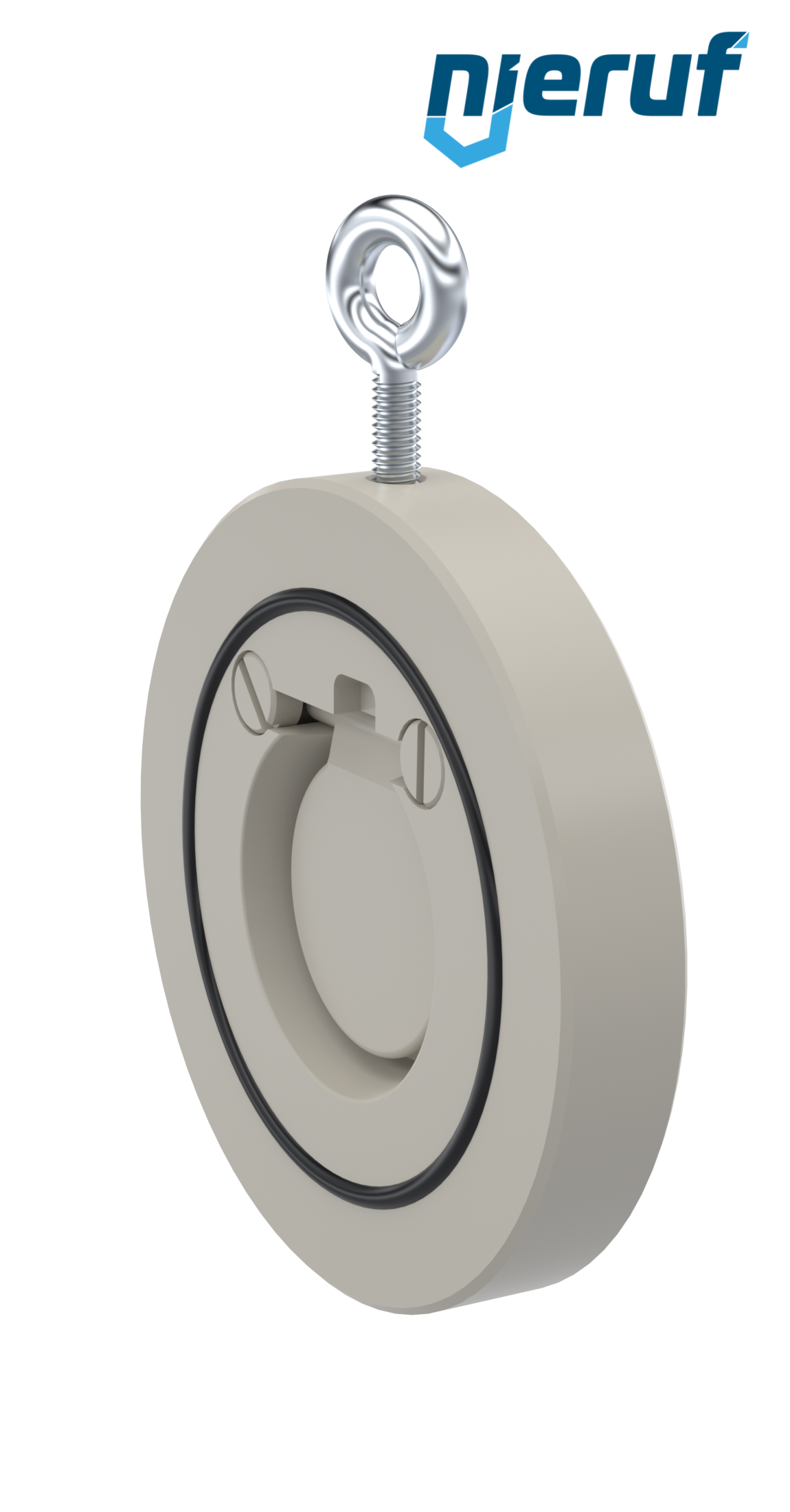 valvola di ritegno a clapet tipo wafer DN40 ZR06 plastica PP-H NBR