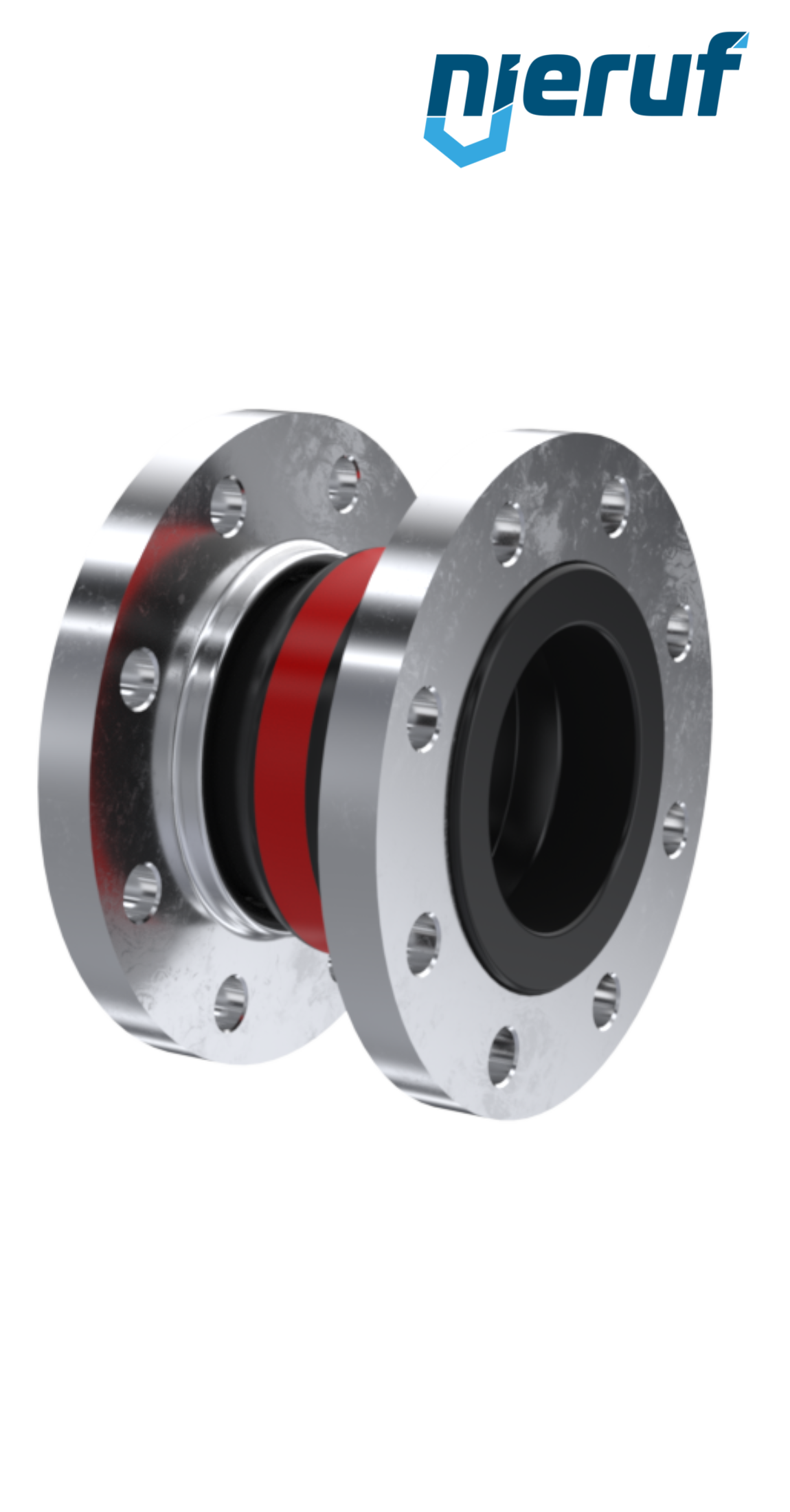 Compensatore DN100 tipo KP04 flange acciaio, manicotto EPDM