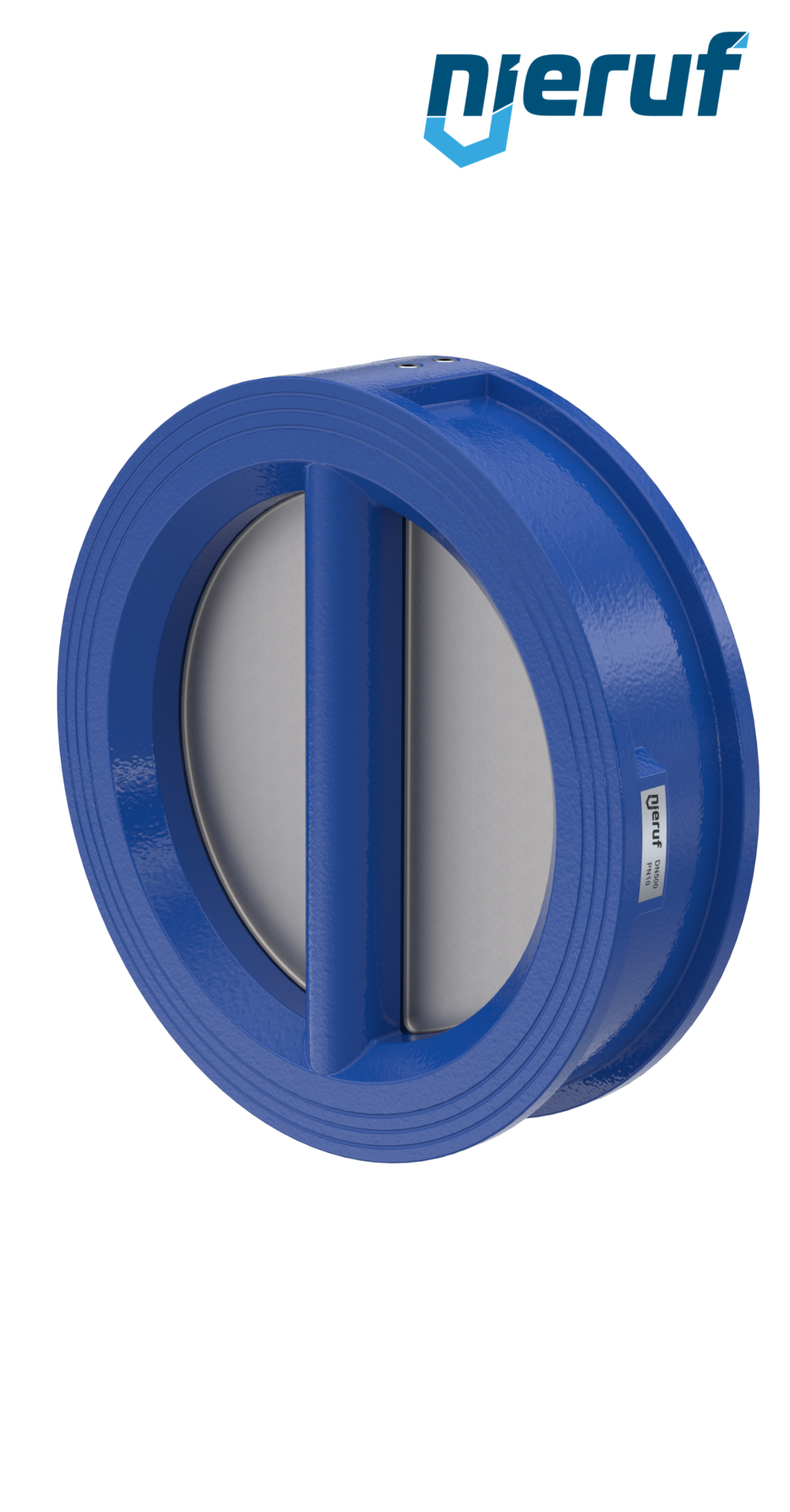 valvola di ritegno a doppio battente DN500 DR02 GGG40 NBR