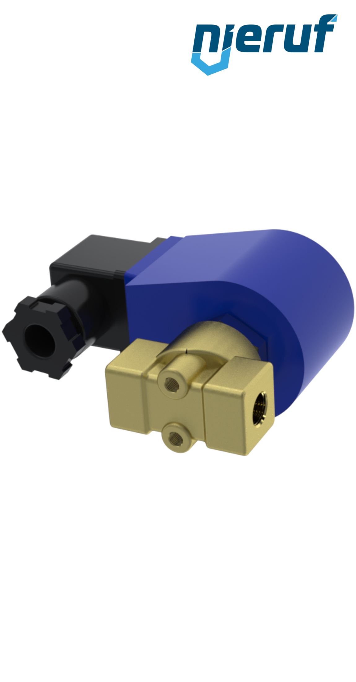 valvola elettromagnetica / solenoide per alta pressione G 1/8" pollici DN2,0 ottone MV10 FKM 230V 50Hz