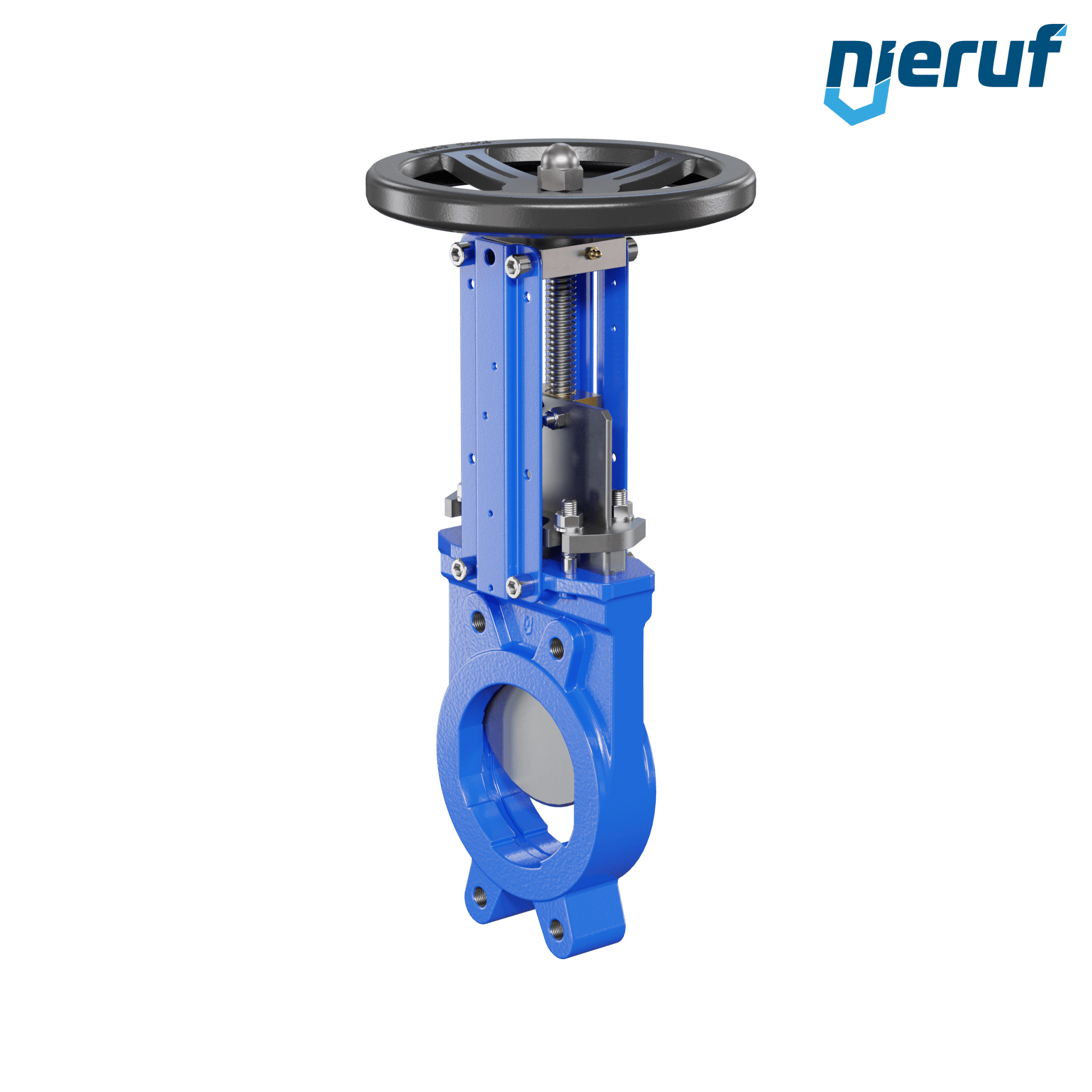valvola a ghigliottina DN 125 SR01 EPDM manovella / volante