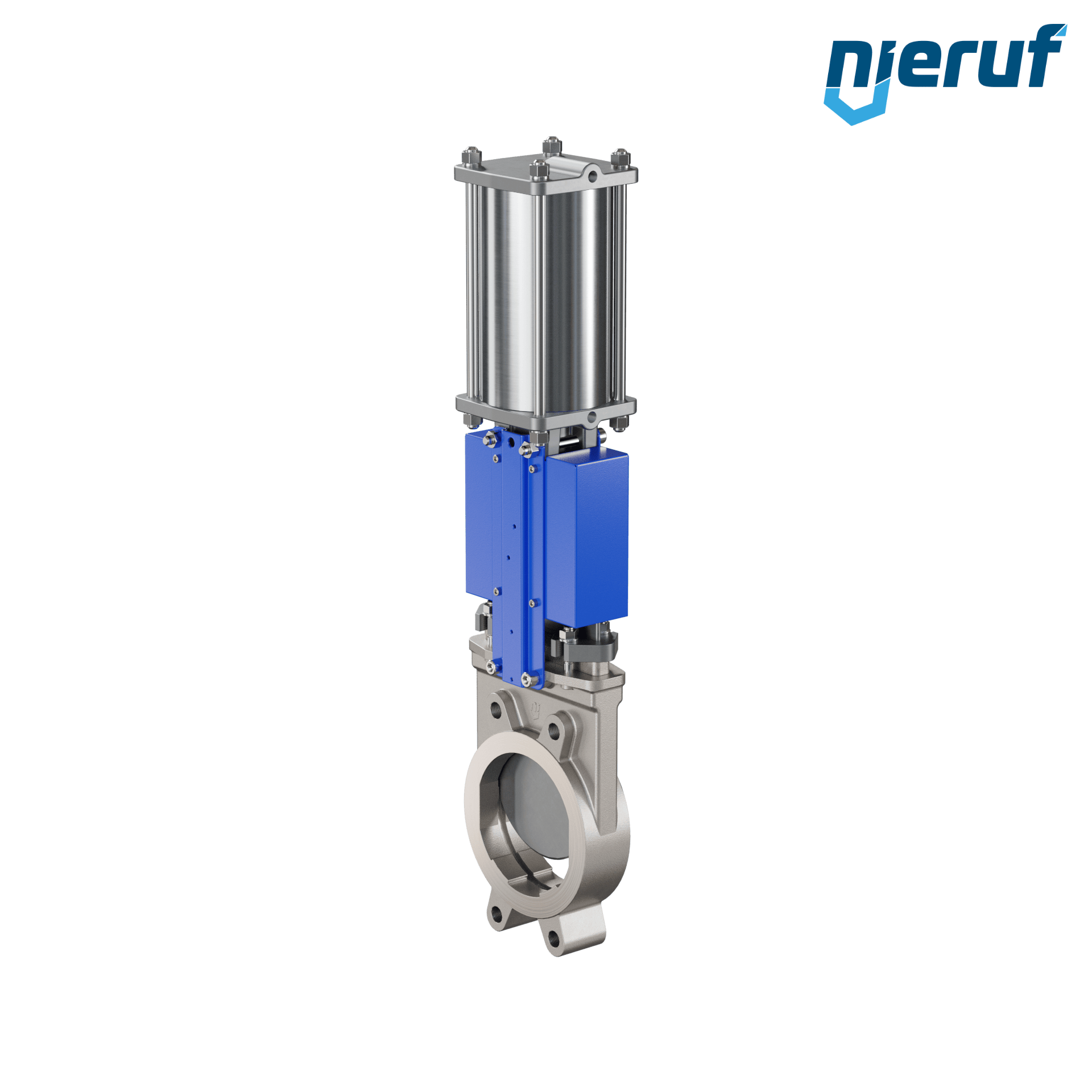valvola a ghigliottina DN 150 SR03 EPDM attuatore pneumatico a doppio effetto
