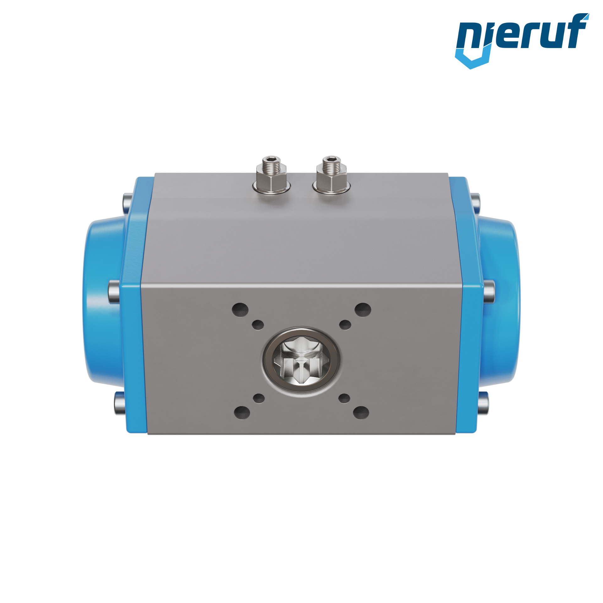 attuatore pneumatico AN02 a effetto semplice, apertura a molla GS-075 90° con 11 molle