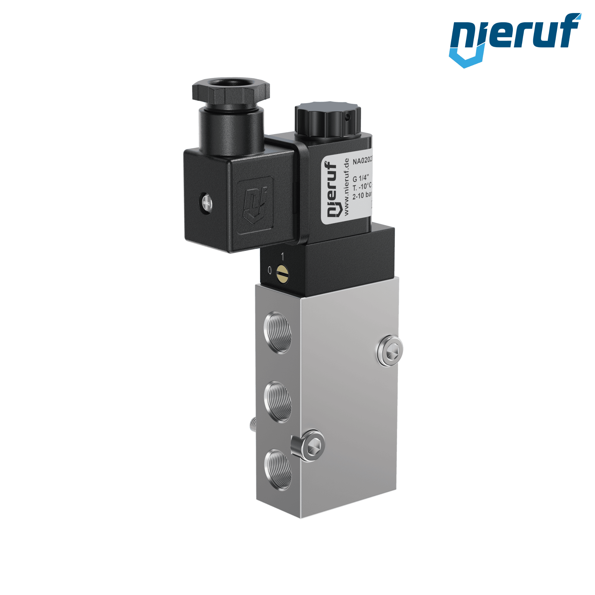 elettrovalvola Namur a 5/2 vie G 1/4" pollici NA02 12V DC