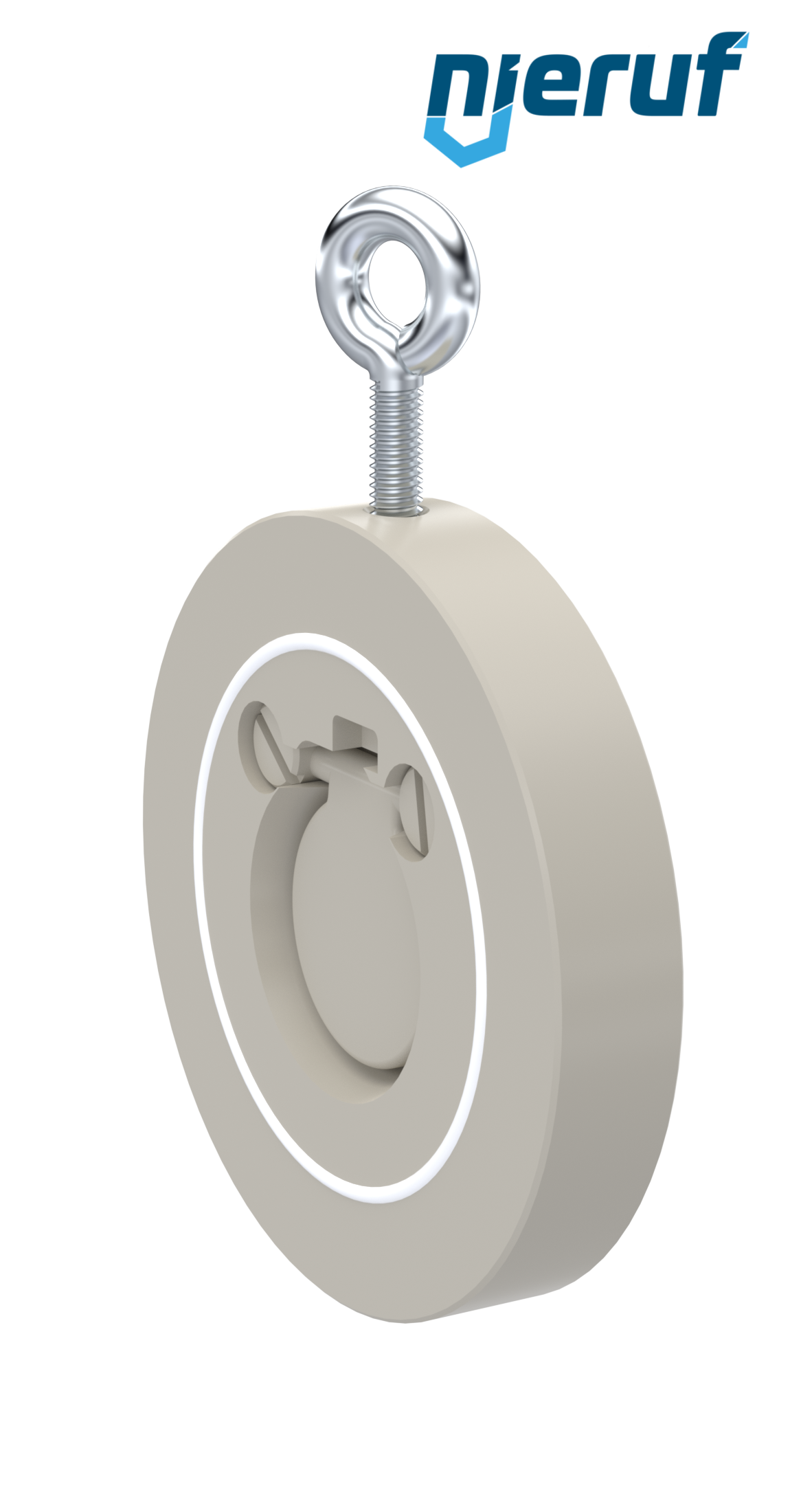 valvola di ritegno a clapet tipo wafer DN32 ZR06 plastica PP-H PTFE