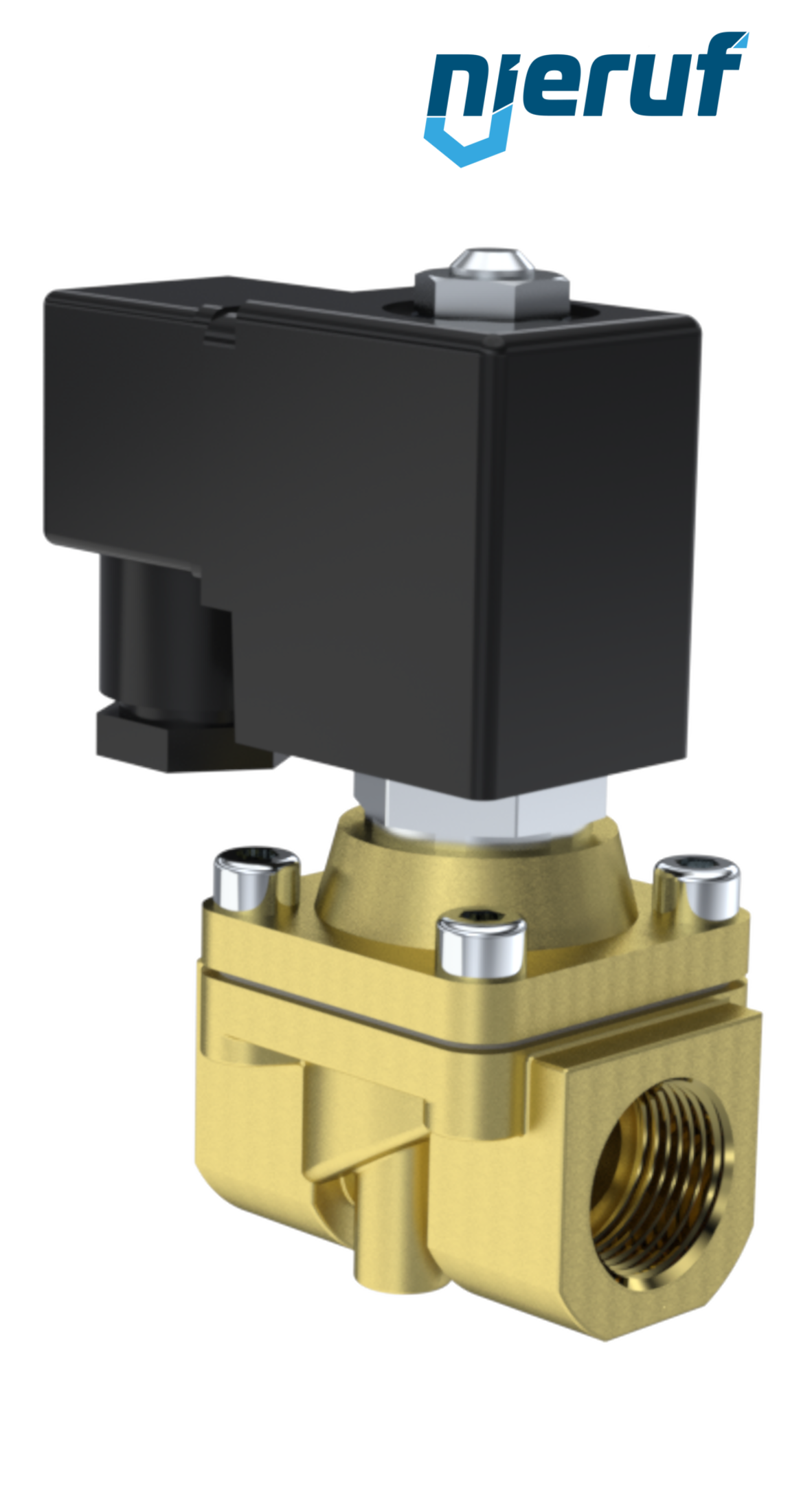 elettrovalvola G 1/4" pollici ottone MV07 NBR 24V DC