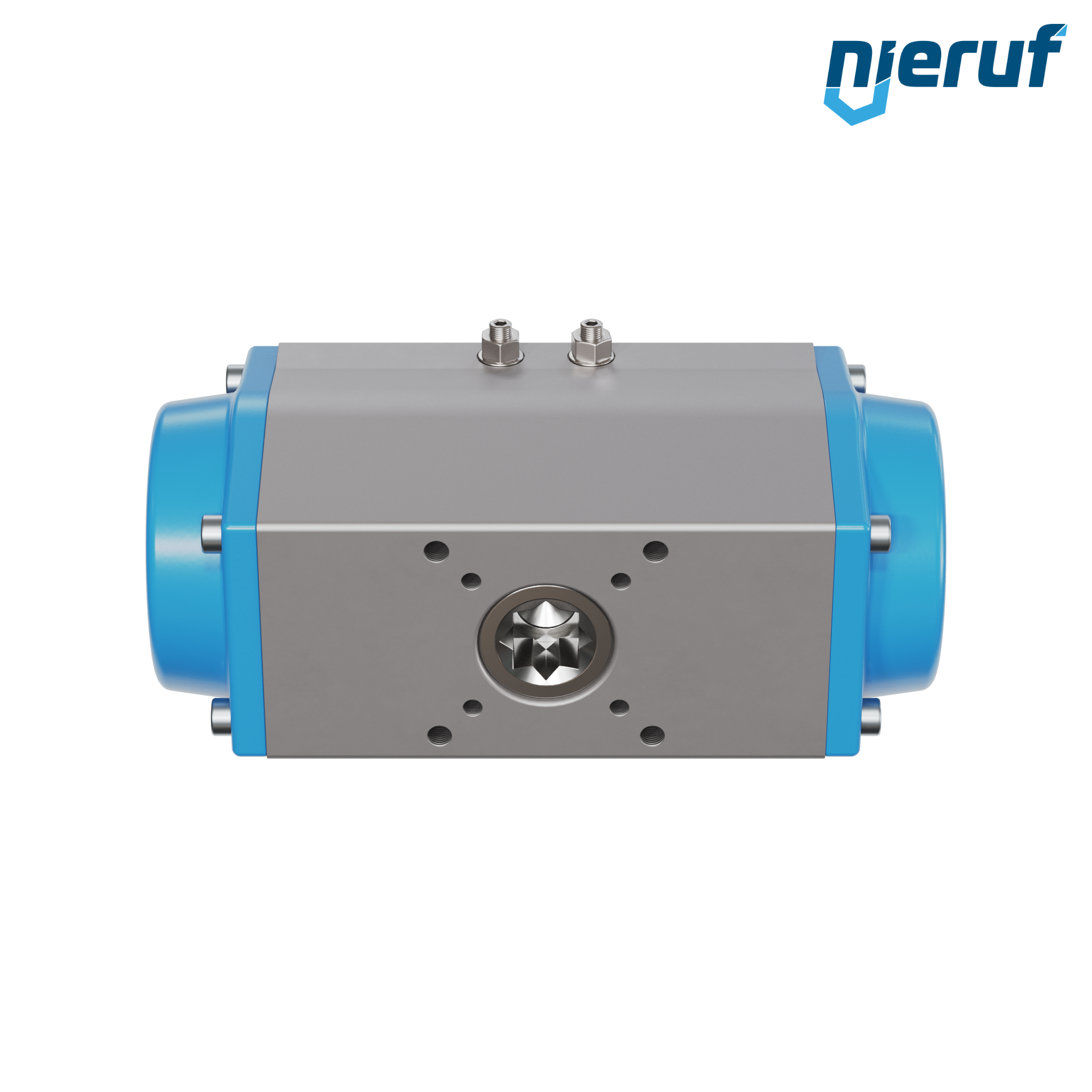 attuatore pneumatico AN02 a effetto semplice, apertura a molla GS-105 90° con 7 molle