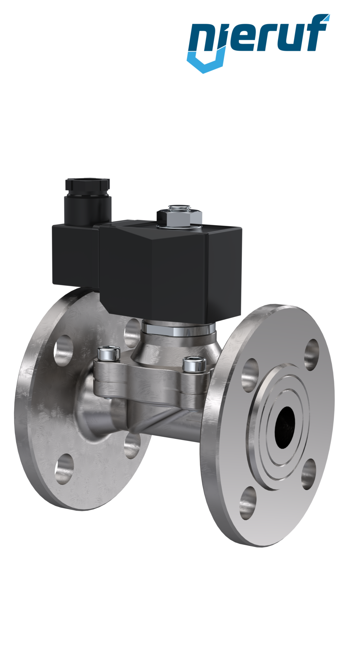 flangia elettrovalvola DN15 acciaio inossidabile FV01 EPDM 24V DC
