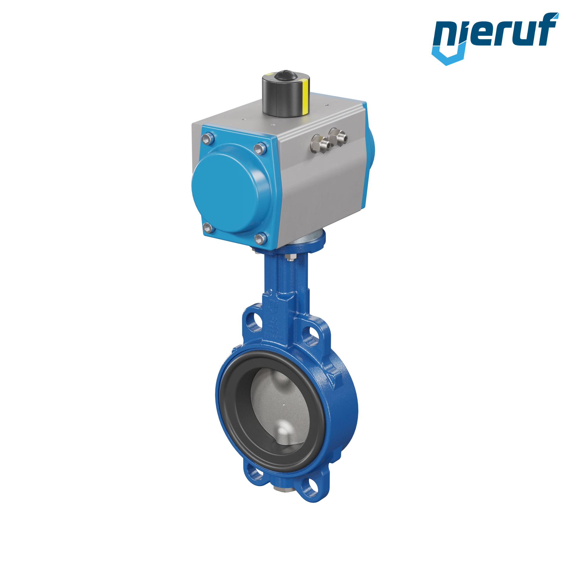 valvola a farfalla DN 80 AK01 EPDM alta temperatura & FDA attuatore pneumatico a doppio effetto