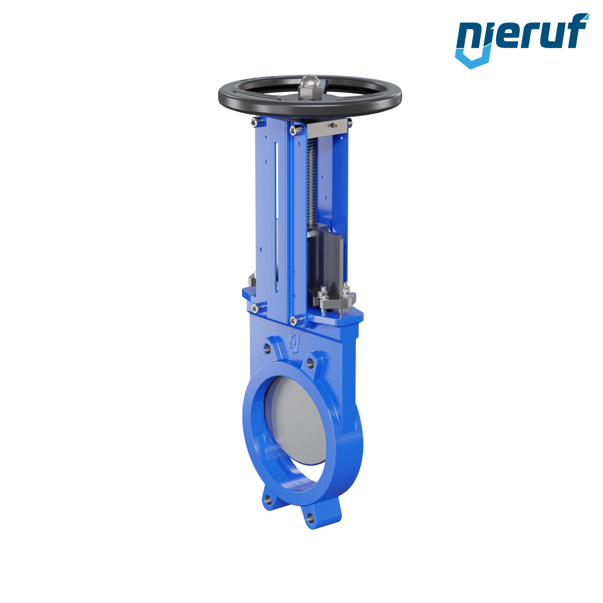 valvola a ghigliottina DN 200 SR01 EPDM manovella / volante
