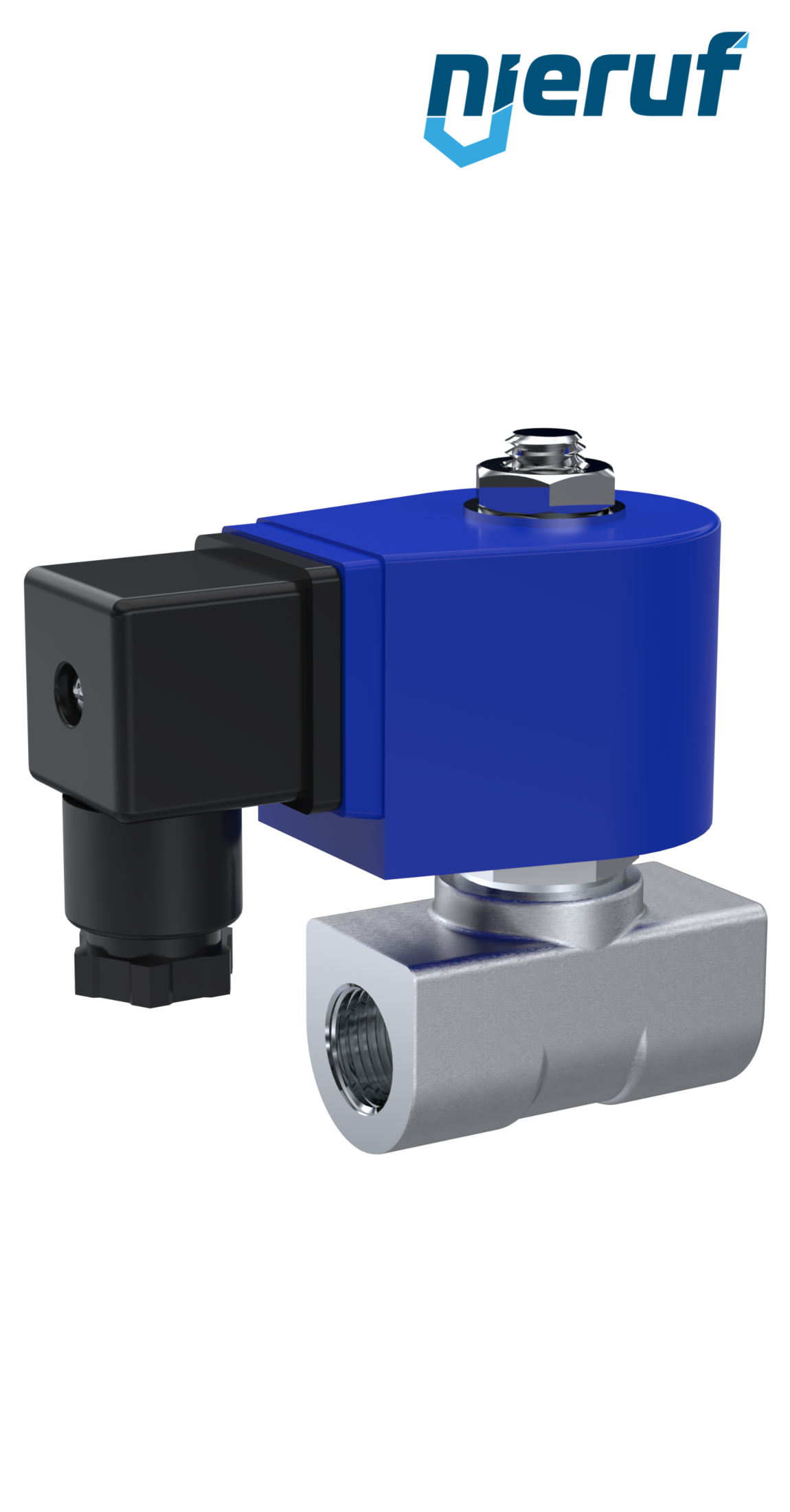 elettrovalvola per alta pressione G 3/8" pollici DN4,0 acciaio inossidabile EV10 FKM 24V DC