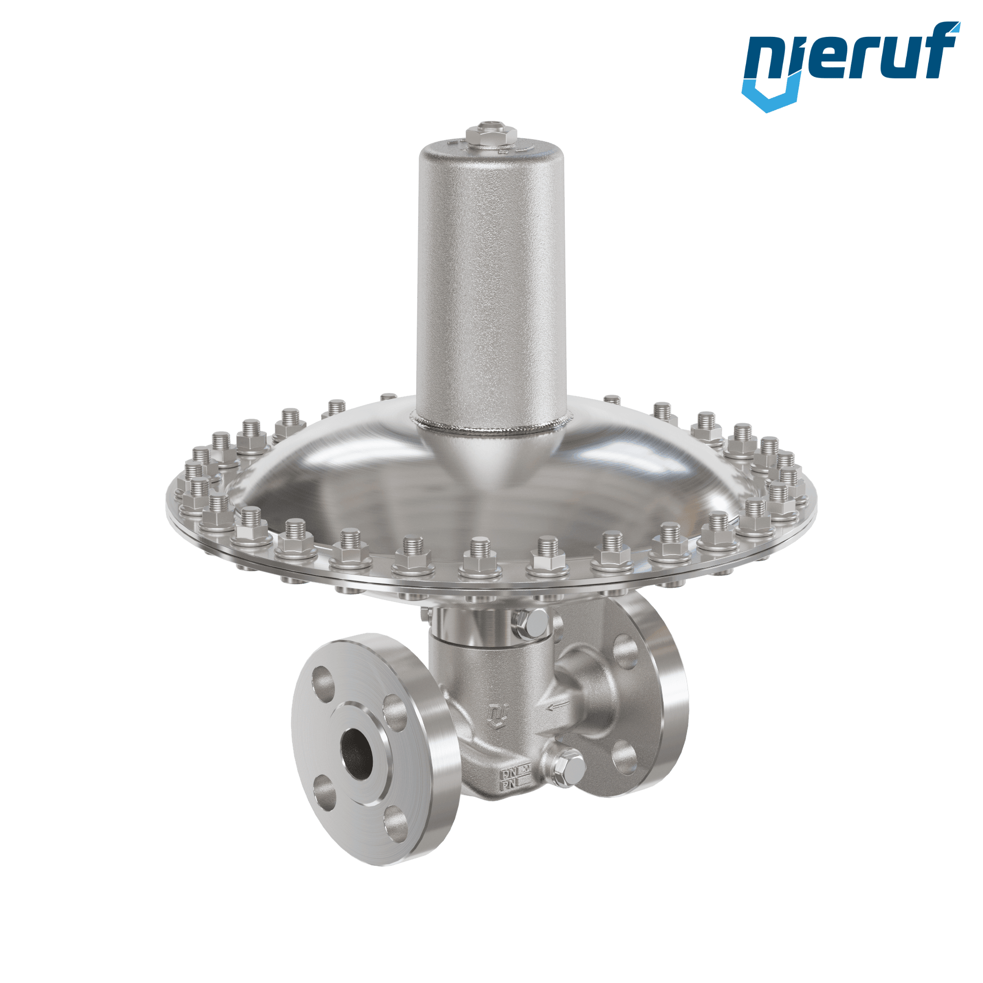Regolatore in mbar DN20 DM23 flangia ANSI 150 acciaio inossidabile FKM 50 - 200 mbar