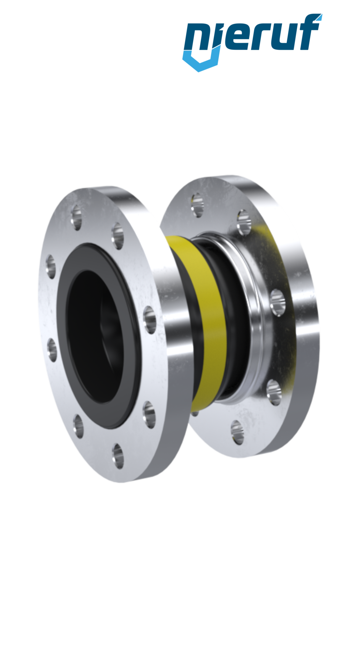 Compensatore DN300 tipo KP04 flange acciaio, manicotto NBR