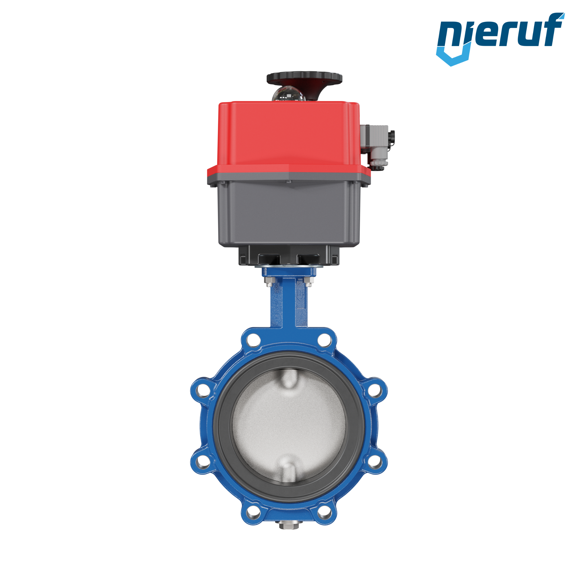 valvola a farfalla DN 150 con orecchie filettate / lug attuatore elettronico 24-240V FDA