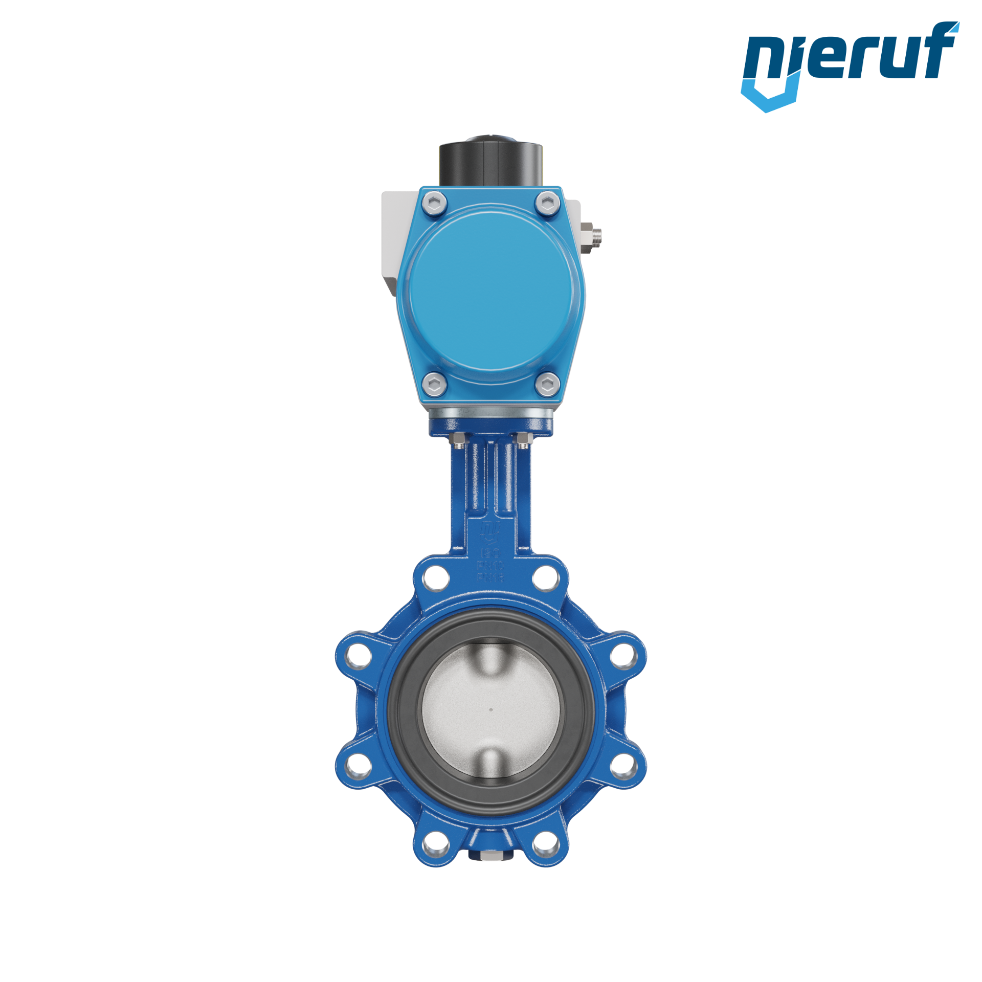 valvola a farfalla DN 80 AK02 EPDM alta temperatura & FDA attuatore pneumatico a semplice effetto chiusura a molla