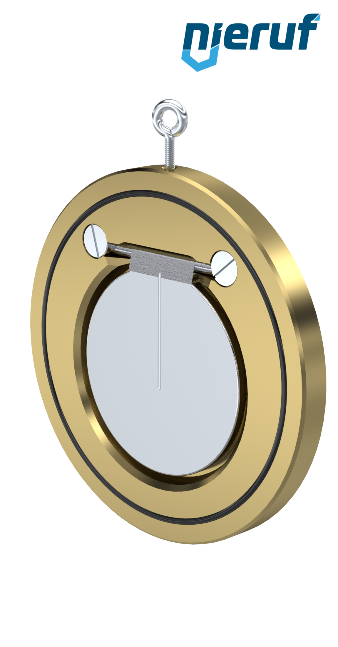 valvola di ritegno a clapet tipo wafer DN125 ZR09 alluminio-bronzo 2.0975 / C958 NBR