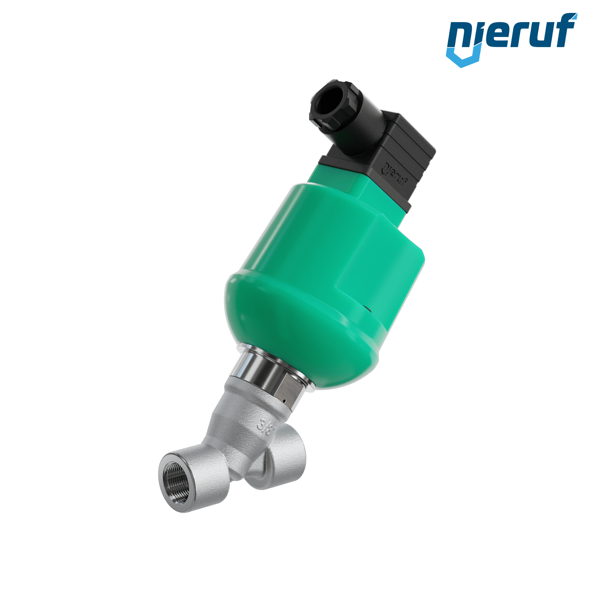 valvola regolatrice di flusso 3/8" pollici acciaio inossidabile FKM 4 - 20 mA ED01