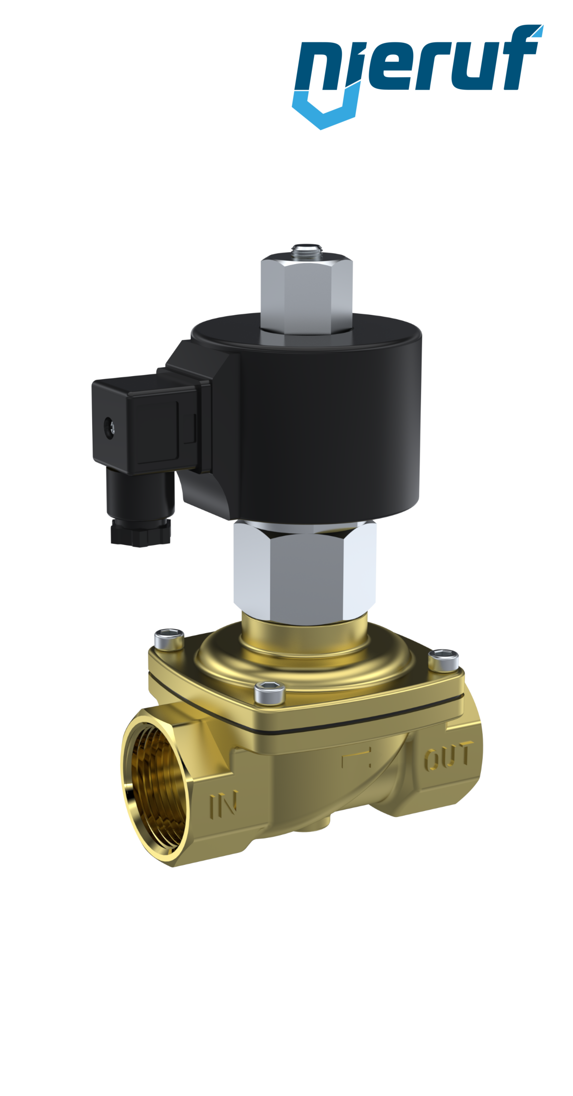elettrovalvola DN16 G 3/8" pollici ottone MV06 EPDM 230V 50Hz NO