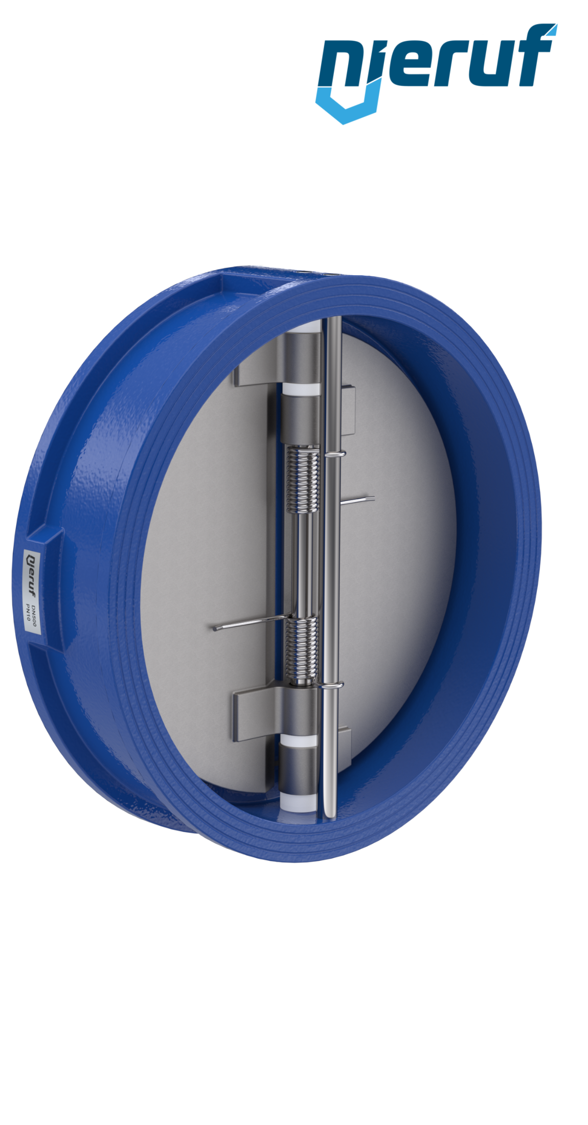 valvola di ritegno a doppio battente DN500 DR02 GGG40 NBR