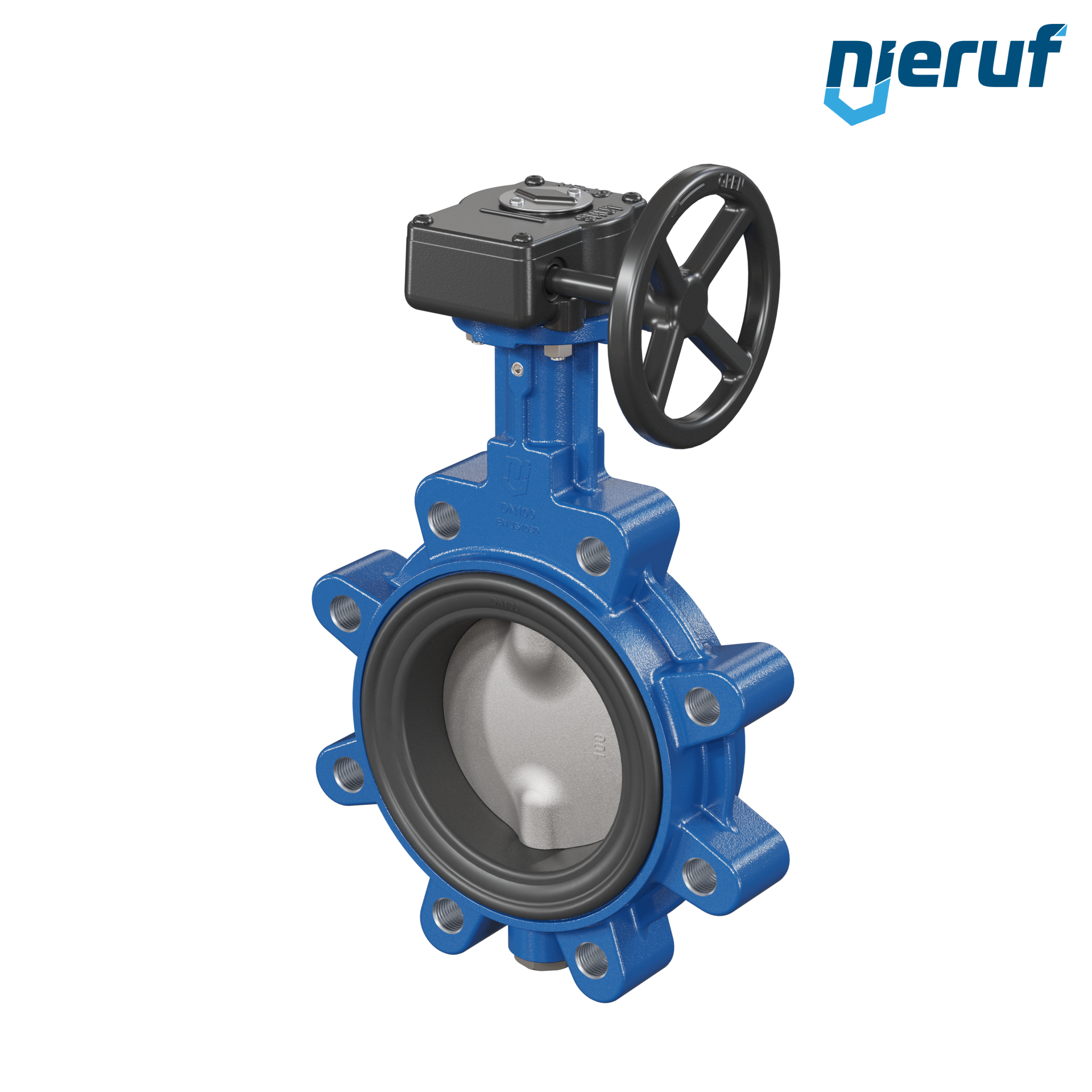 valvola a farfalla AK02 DN 100 PN10-PN16 DVGW-gas volantino