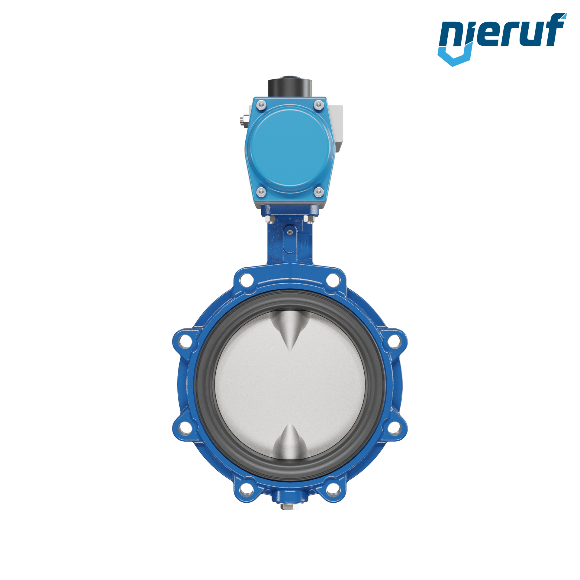 valvola a farfalla DN 200 AK02 FPM attuatore pneumatico a doppio effetto