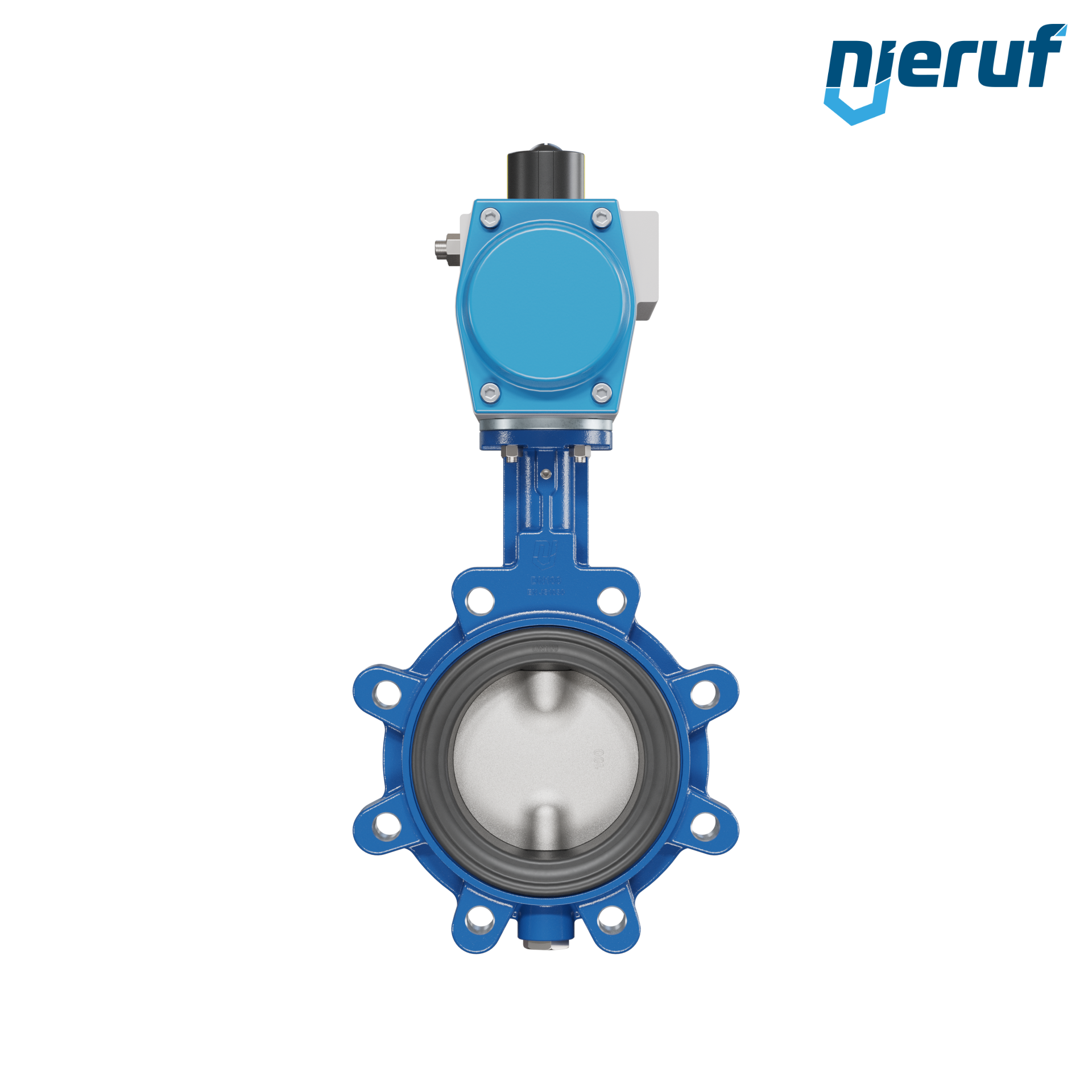 valvola a farfalla DN 100 AK02 EPDM alta temperatura & FDA attuatore pneumatico a doppio effetto