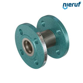 Giunto di dilatazione assiale DN32 modello KP03 flange acciaio manicotto acciaio inox