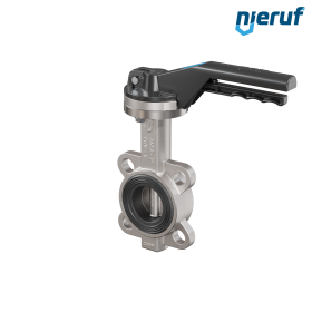 valvola a farfalla in acciaio inossidabile DN 50 PN16 AK08 EPDM leva a a mano