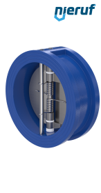valvola di ritegno a doppio battente DN125 DR01 GGG40 EPDM