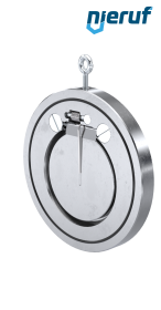 valvola di ritegno a clapet tipo wafer con molla DN100 ZR04 acciaio inossidabile 1.4408 / A351 CF8M EPDM