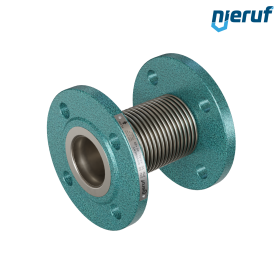 Giunto di dilatazione assiale DN50 modello KP03 flange acciaio manicotto acciaio inox