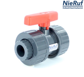 valvola a sfera in PVC d 32 KK01 PTFE/Viton