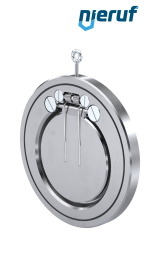 valvola di ritegno a clapet tipo wafer con molla DN150 ZR04 acciaio inossidabile 1.4408 / A351 CF8M EPDM