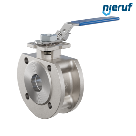 valvola a sfera dal design compatto DN40 PN40 FK04 acciaio inossidabile 1.4408