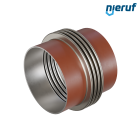 Giunto di dilatazione assiale DN250 - 273mm versione KP05 estremità a saldare e manicotto in acciaio inox
